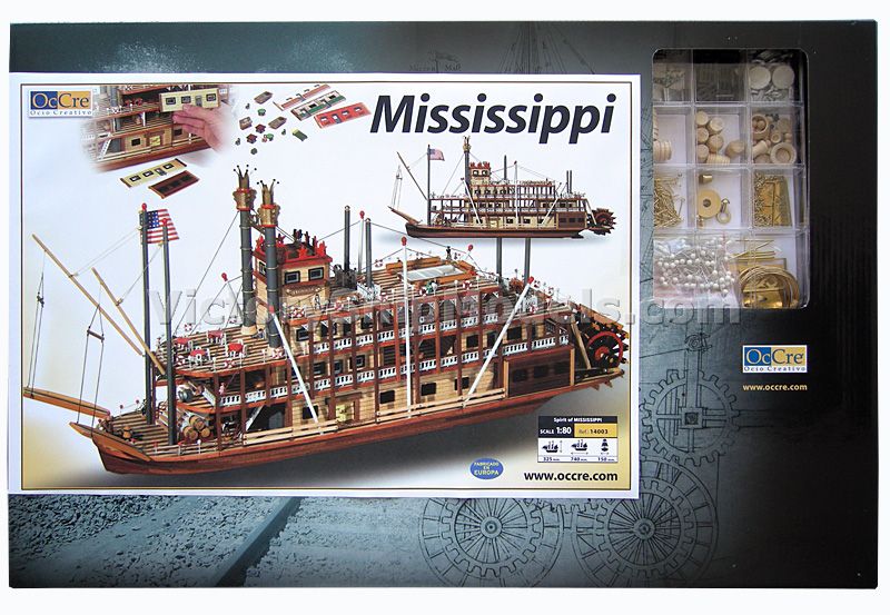 Ship model kit Mississippi, Occre