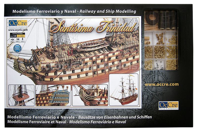 Ship model kit Santisima Trinidad, Occre