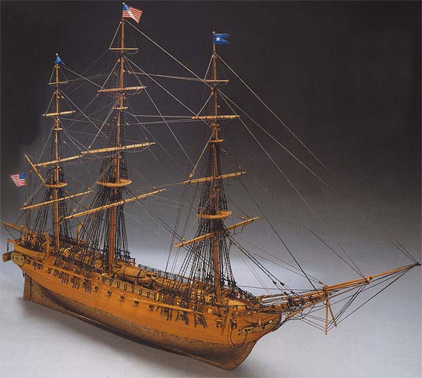 Ship model wooden kit Constitution Mantua Model (www.victoryshipmodels.com)