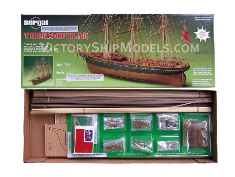 Ship model kit Thermopylae,  Mantua - Sergal (www.victoryshipmodels.com)