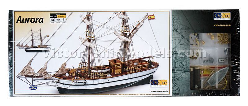 Ship model wooden kit Aurora Occre, box (www.victoryshipmodels.com)