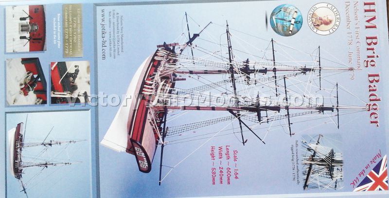 Ship model kit Badger Jotika, (victoryshipmodels.com) Ship model kit Badger Jotika, (victoryshipmodels.com)