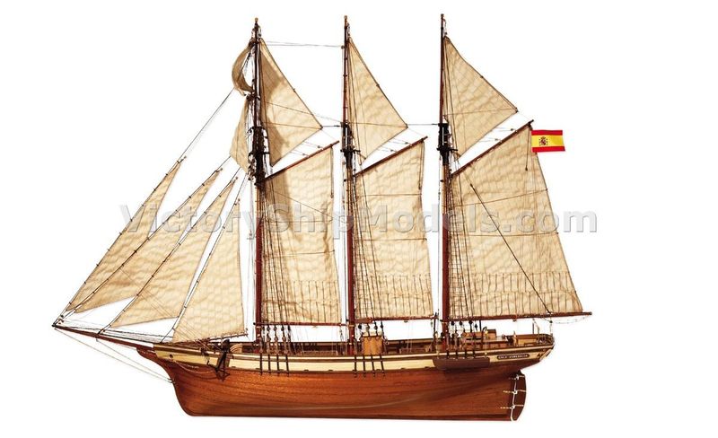 Ship model wooden kit Cala Esmeralda Occre (www.victoryshipmodels.com)