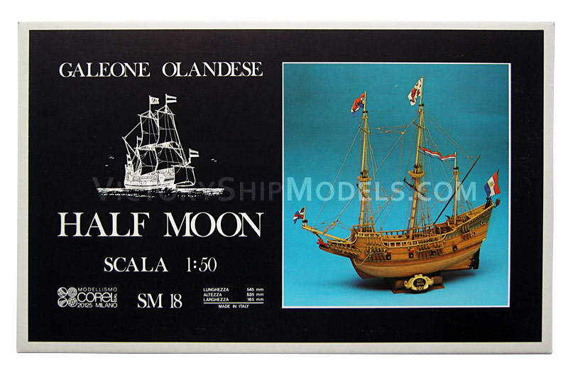 Ship model kit Half Moon, Corel (www.victoryshipmodels.com)