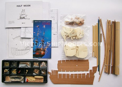 Ship model kit Half Moon, Corel (www.victoryshipmodels.com) Ship model kit Half Moon, Corel (www.victoryshipmodels.com)