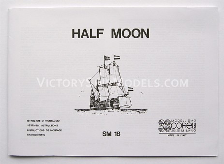Ship model kit Half Moon, Corel (www.victoryshipmodels.com)