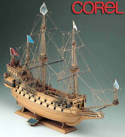 Ship model wooden kit Couronne Corel (www.victoryshipmodels.com)