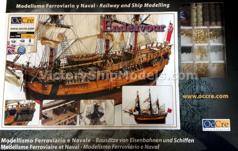 Ship model kit Endeavour, Occre