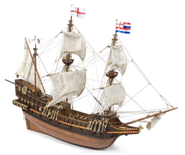 Ship model wooden kit Golden Hind Occre (www.victoryshipmodels.com)