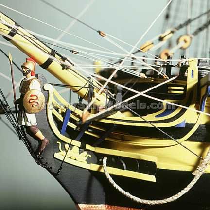Ship model wooden kit Agamemnon Jotika (www.victoryshipmodels.com)