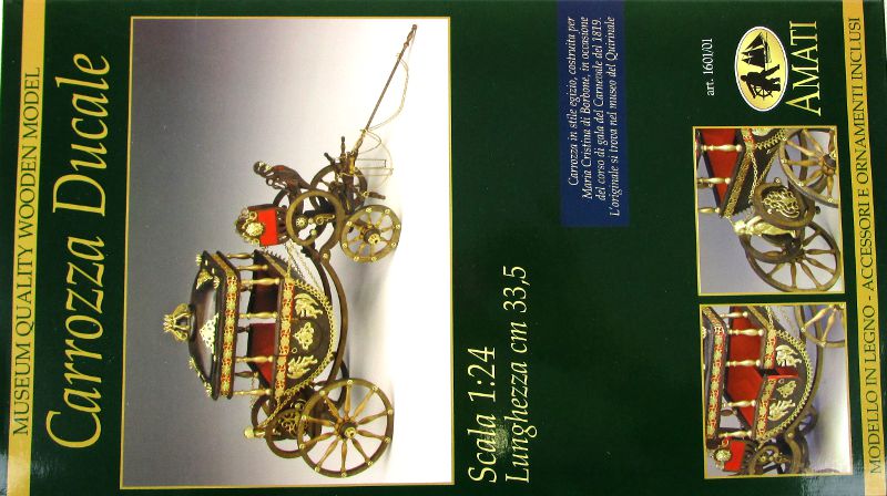 Model wooden kit Royal Carriage Amati Model (www.victoryshipmodels.com)