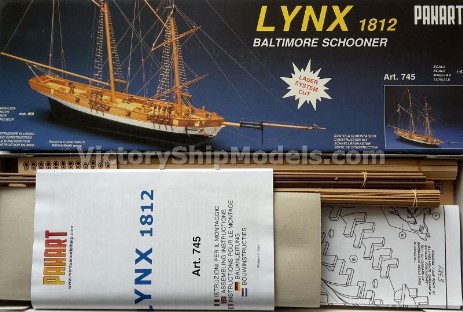 Ship model kit Lynx MM745, Panart,  Mantua (www.victoryshipmodels.com)