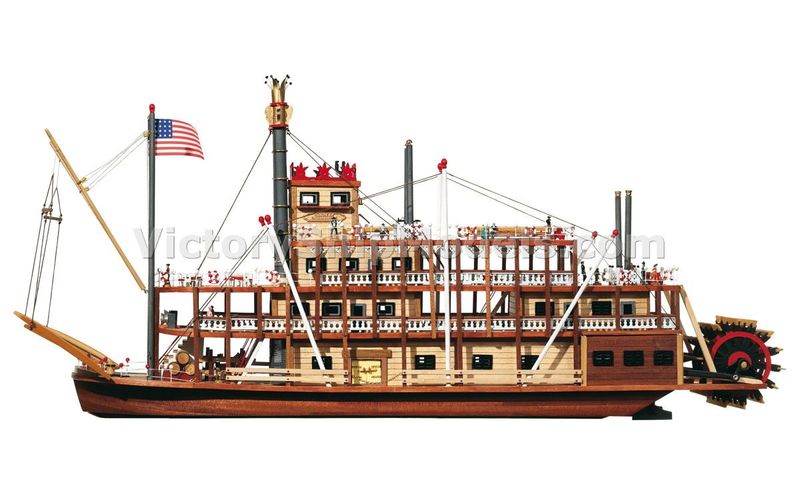 Ship model wooden kit Mississippi Occre (www.victoryshipmodels.com)