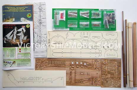 Ship model kit Golden Star, Mantua (www.victoryshipmodels.com) Ship model kit Golden Star, Mantua (www.victoryshipmodels.com)