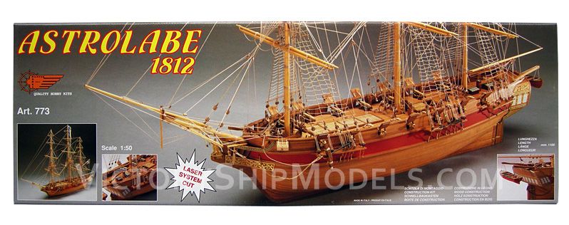 Ship model kit Astrolabe, Mantua