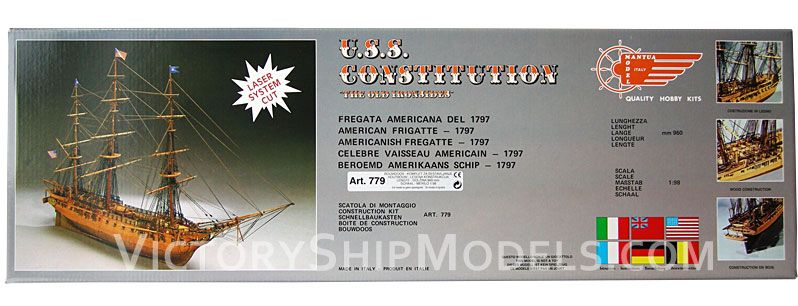 Ship model kit Constitution, Mantua (victoryshipmodels.com)