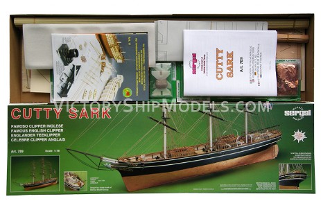 Ship model kit Cutty Sark,  Mantua (www.victoryshipmodels.com)