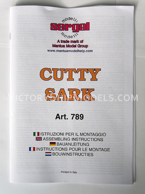 Ship model kit Cutty Sark,  Mantua (www.victoryshipmodels.com)