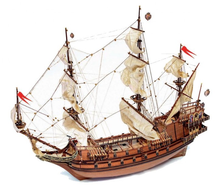 Apostol Felipe ship model Occre details. Victoryshipmodels.com