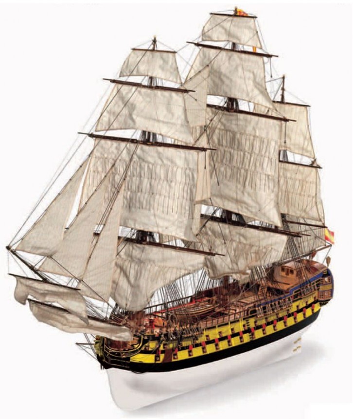 Ship model wooden kit San Ildefonso Occre (www.victoryshipmodels.com)