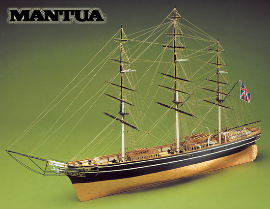 Ship model Cutty Sark, wooden kit Sergal ...