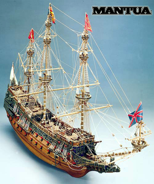 Ship model wooden kit Sovereing of Seas Mantua Sergal (www.victoryshipmodels.com)