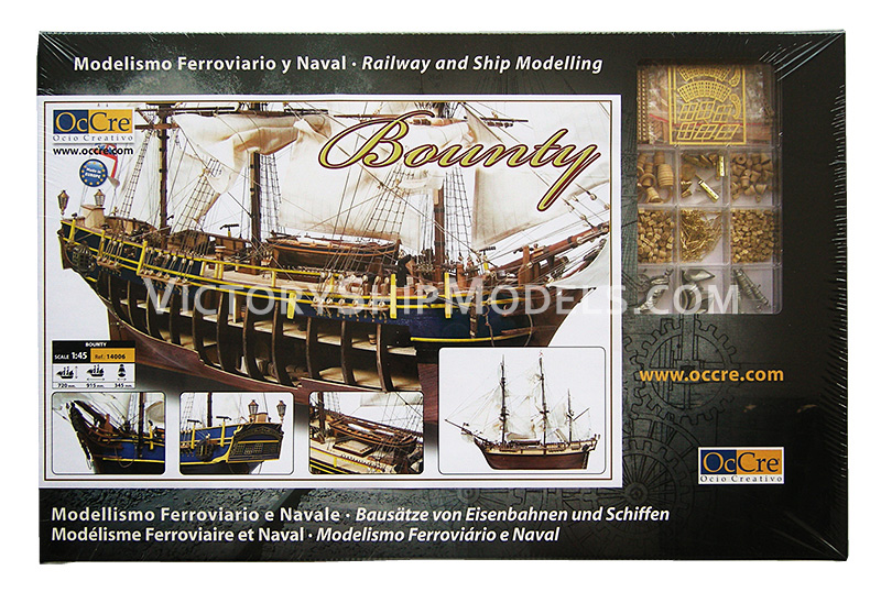 Ship model kit Bounty, Occre kit