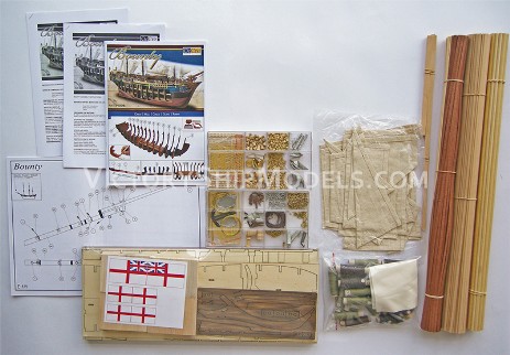 Ship model kit Bounty, Occre kit set (www.victoryshipmodels.com) Ship model kit Bounty, Occre kit set (www.victoryshipmodels.com)