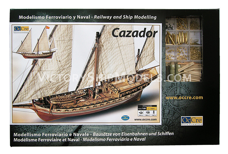 Ship model kit Cazador, Occre