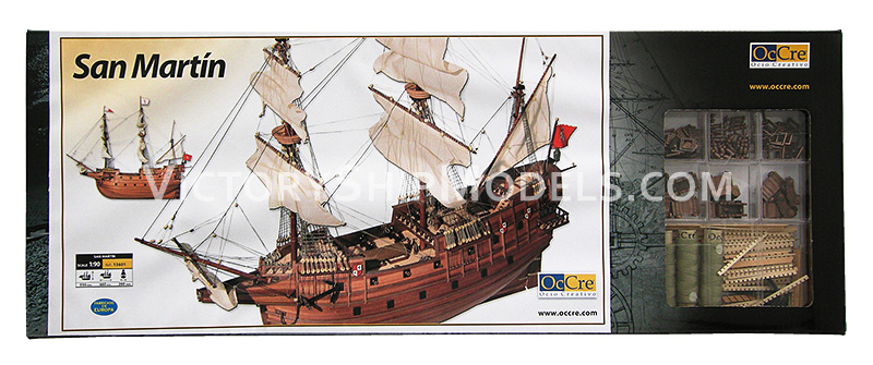 Ship model kit San Martin, Occre kit