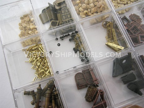 Ship model kit San Martin,  Occre kit accesories  (www.victoryshipmodels.com)